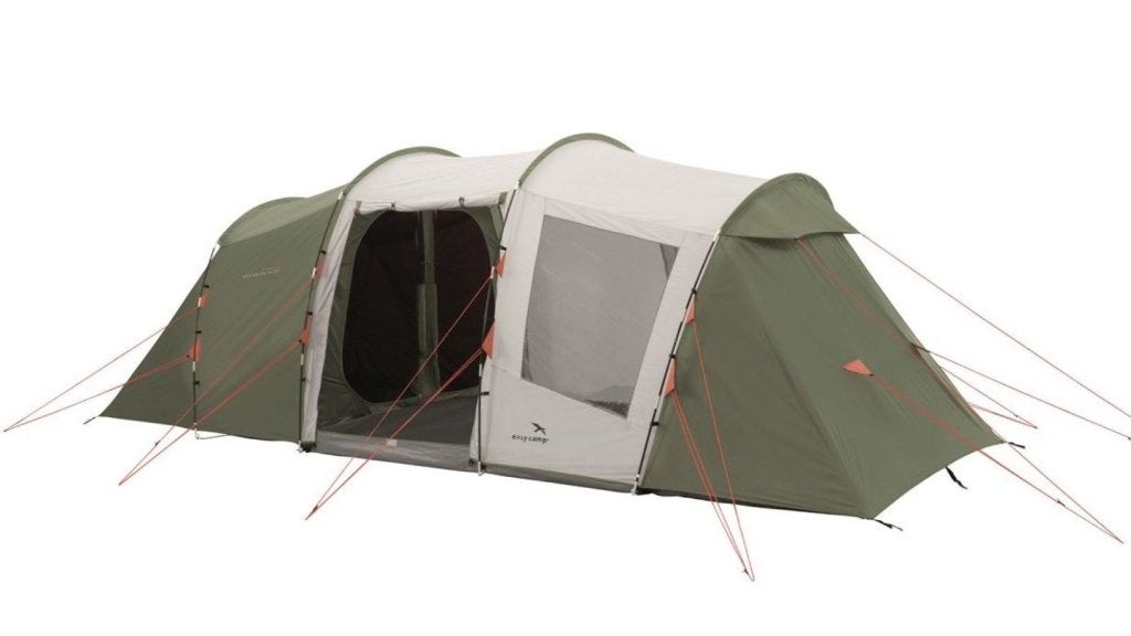 Tunneltent 6 personen Easy Camp slechts eenmaal gebruikt, Ophalen, Zo goed als nieuw, Tot en met 6