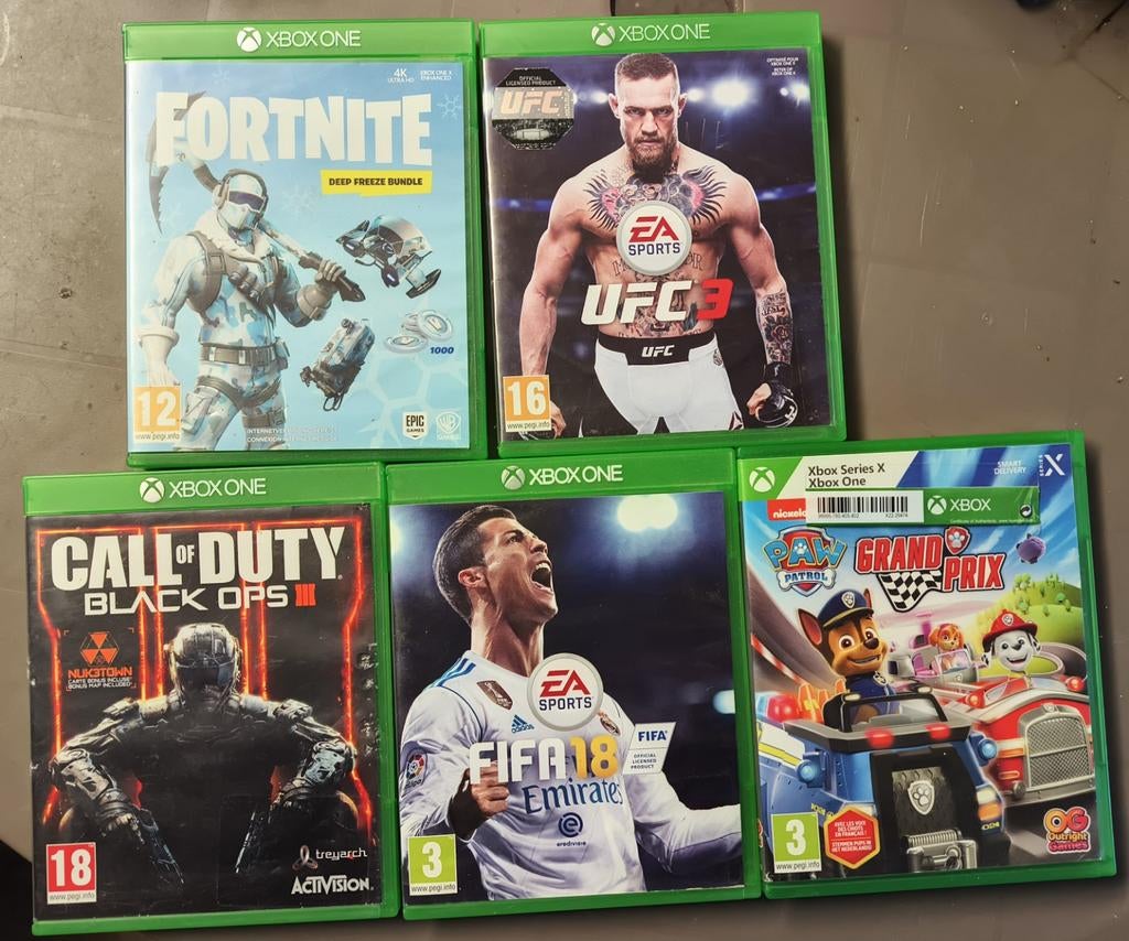 Xbox One Games Bundel – 5 Games in Topstaat!, Ophalen, Zo goed als nieuw