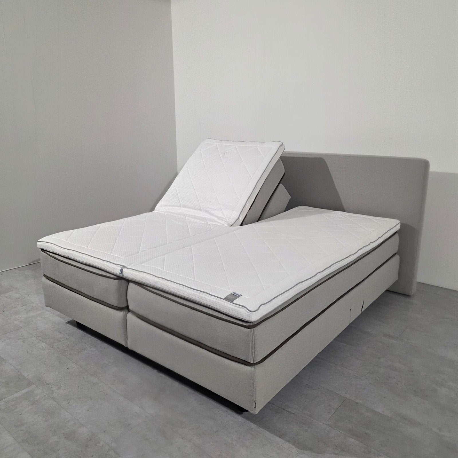 Auping Original Elektrisch Boxspring 180x200, 210 cm, Tweepersoons, Ophalen of Verzenden, Zo goed als nieuw