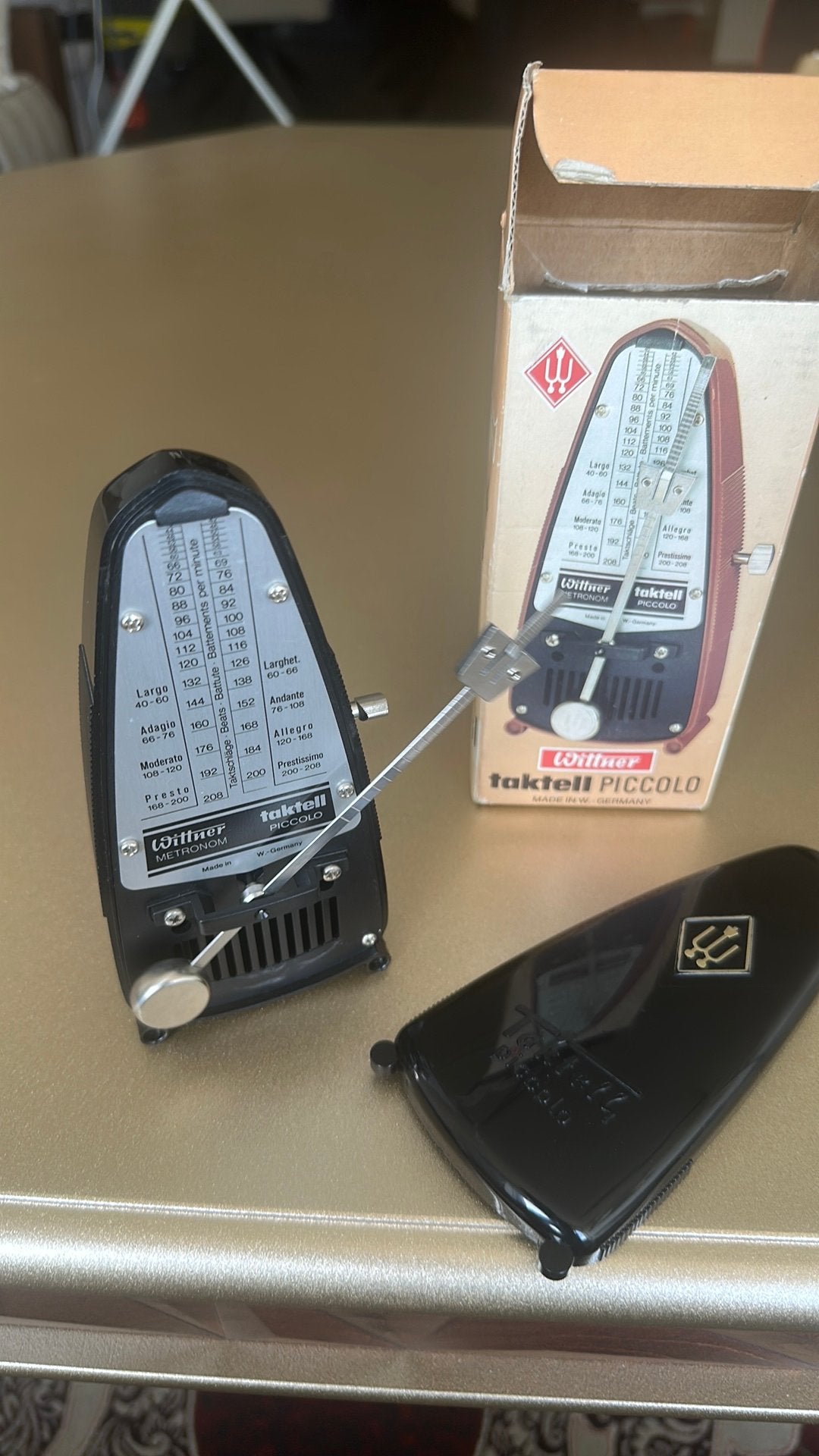 Taktell piccolo, Ophalen, Gebruikt