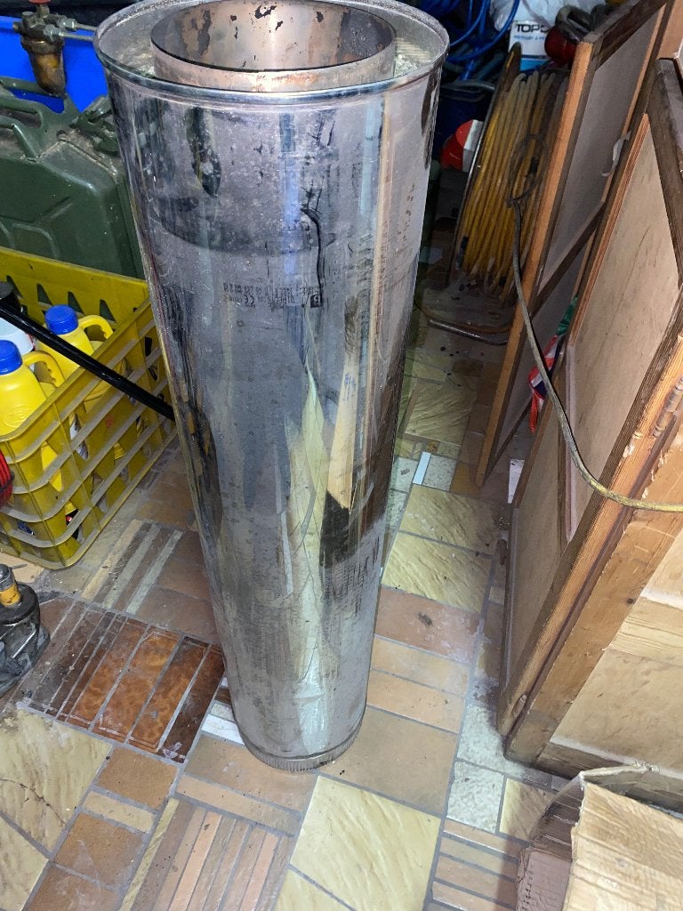 Rookgasbuizen kachel, Bricolage & Construction, Enlèvement, Utilisé, Élément