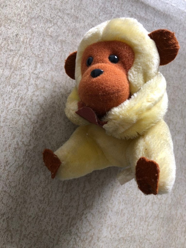 singe-araignée jaune - bras longs - singe, Enfants & Bébés, Jouets | Peluches, Enlèvement ou Envoi, Jaune, Singe