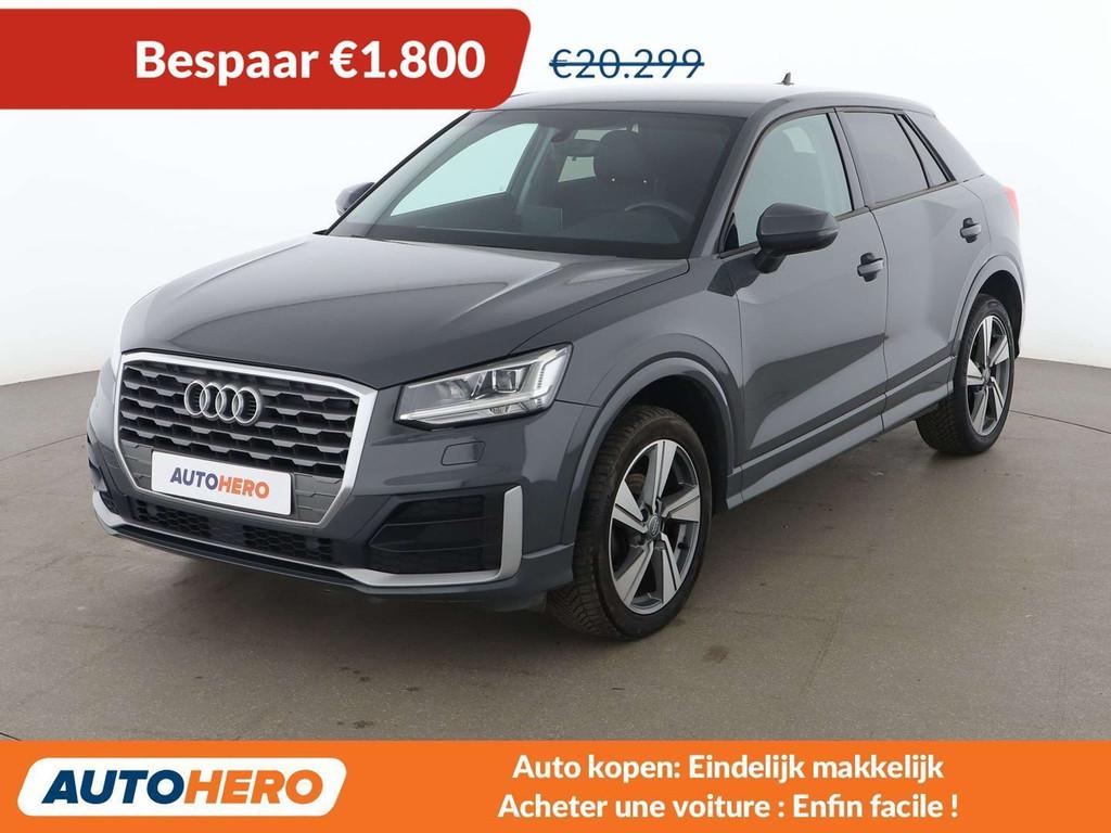 Audi Q2 35 TFSI (année de construction 2020, automatique), Autos, Audi, Cuir, Argent ou Gris, Achat, Noir