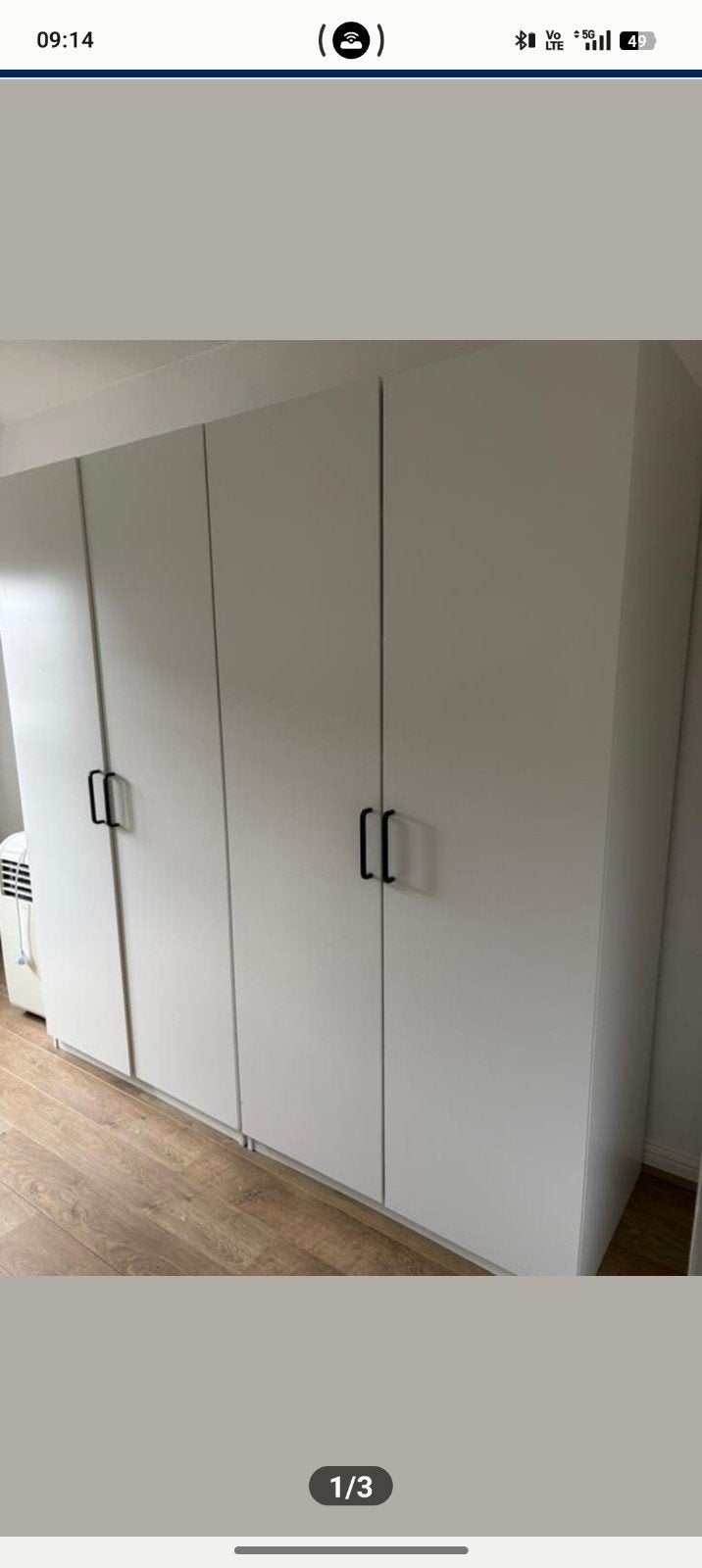 Witte Ikea pax kast, Ophalen of Verzenden