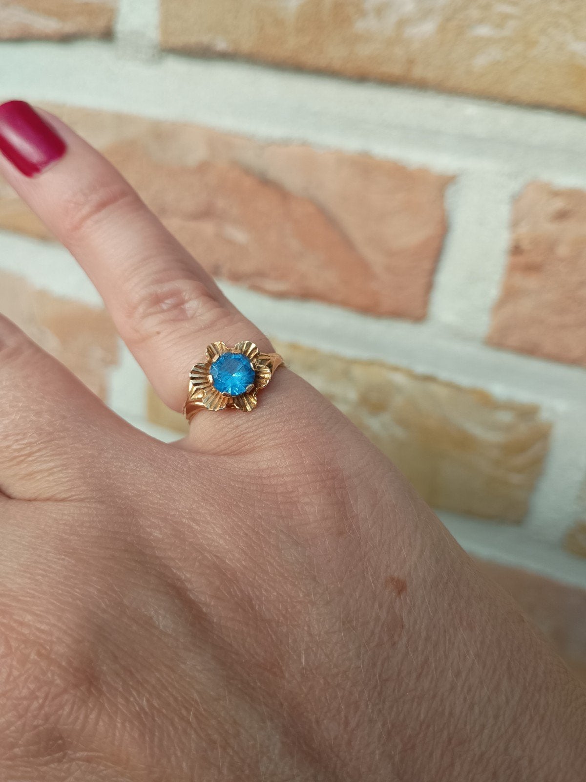 bague en or 750 vintage années 40, Bijoux, Sacs & Beauté, Bagues, Or, Or