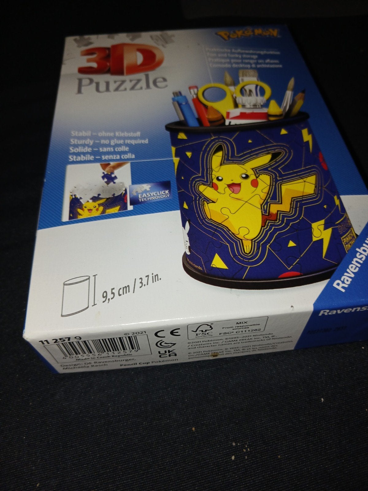 Ravensburger 3D Puzzel Pennenbak Pokémon, Ophalen of Verzenden, Gebruikt