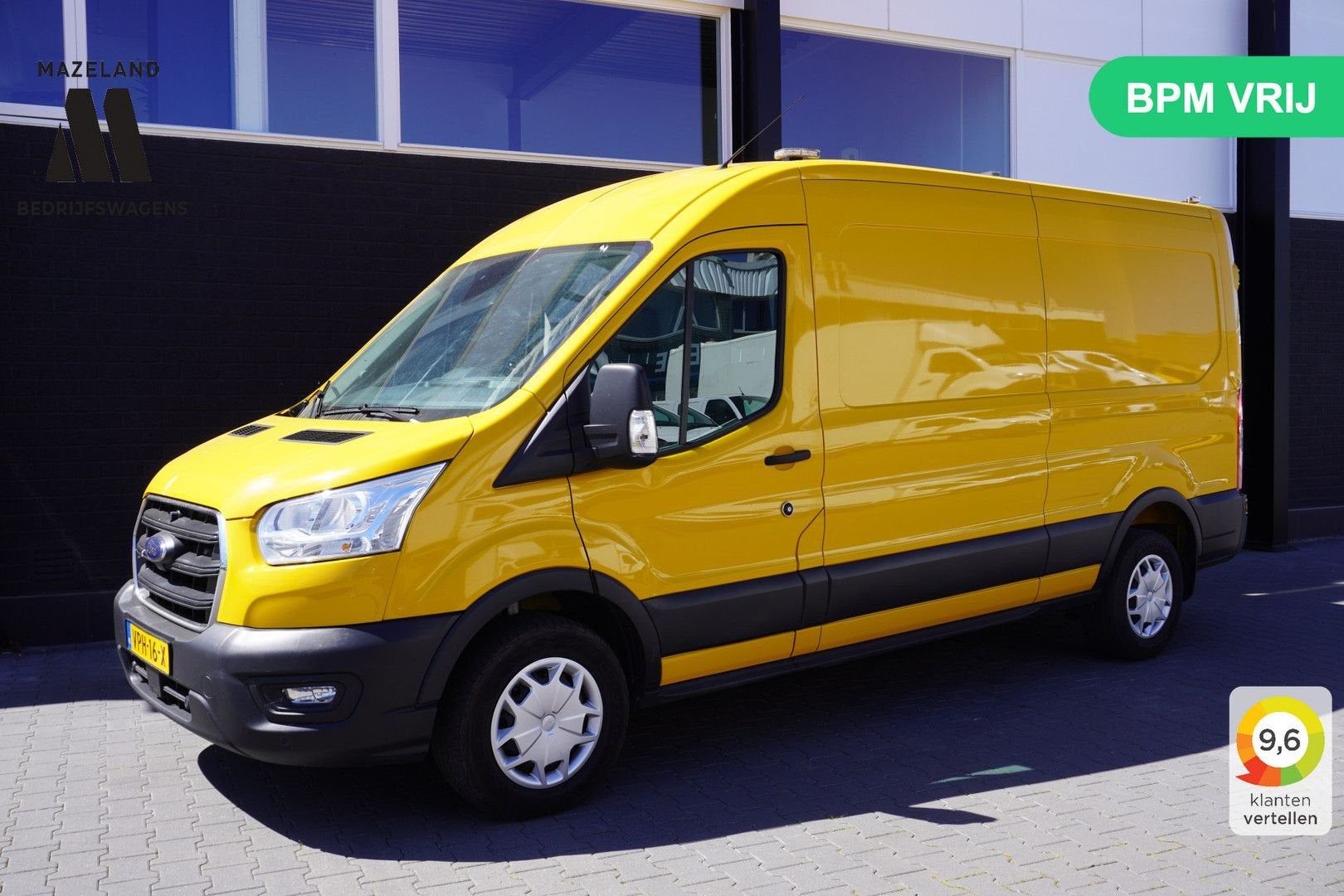 Ford Transit 2.0 TDCI 170PK L3H2 EURO 6 - Airco - Navi - Cru, Auto's, Bestelwagens en Lichte vracht, Parkeersensor, Overige kleuren