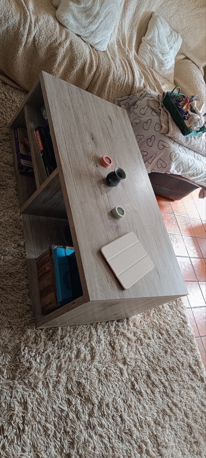 salontafel, Huis en Inrichting, Ophalen, Gebruikt, 100 tot 150 cm, 50 tot 100 cm