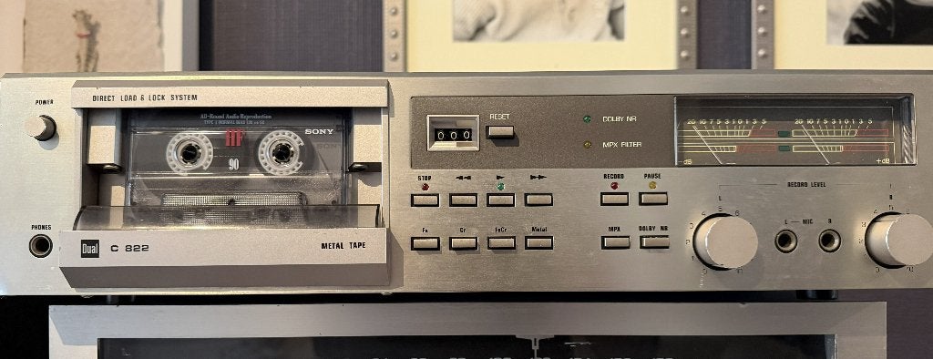 Dual C822 high end cassette deck, TV, Hi-fi & Vidéo, Decks cassettes, Enlèvement ou Envoi, Simple, Autres marques