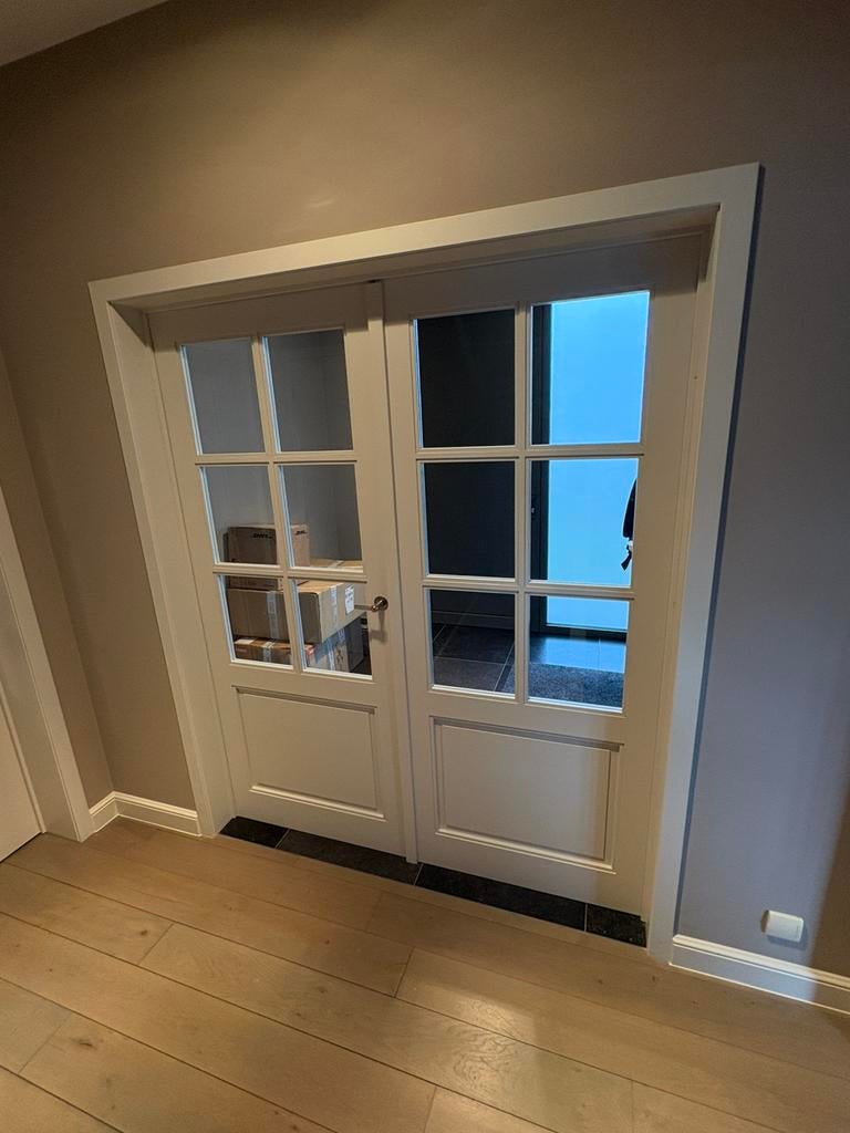 Binnendeuren met glas, Doe-het-zelf en Bouw, Ophalen, Zo goed als nieuw, Glas