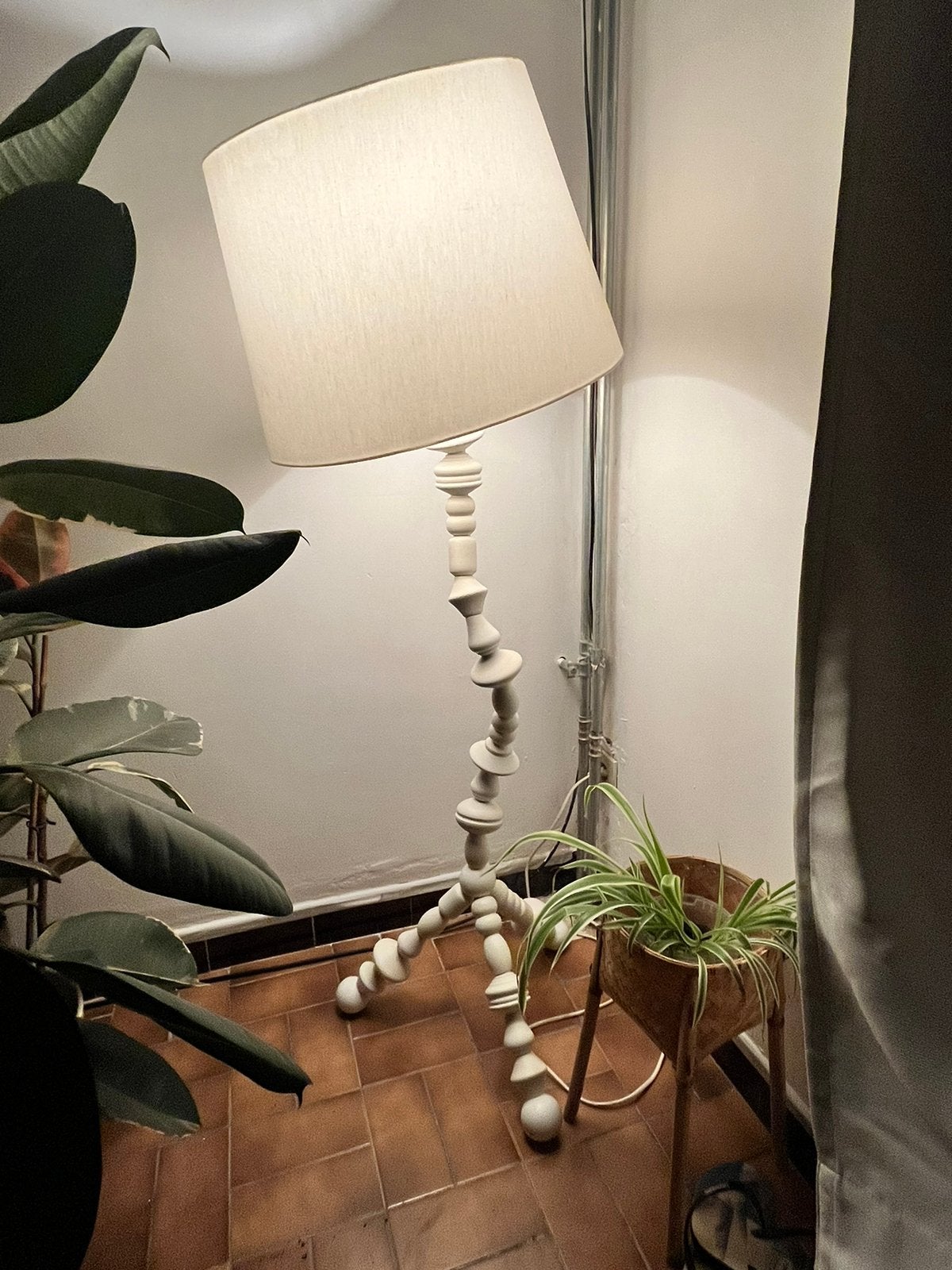 Lampadaire blanc IKEA, Enlèvement, Comme neuf