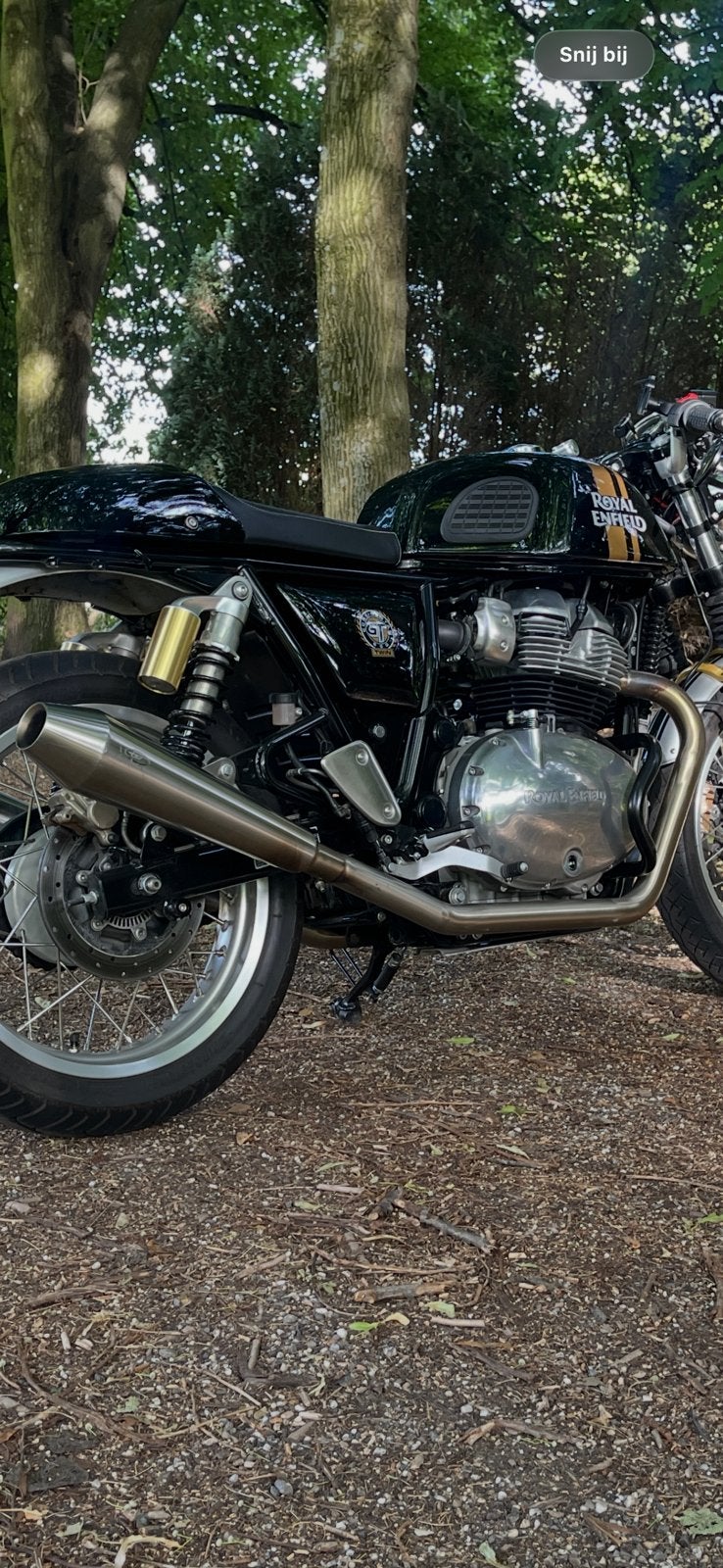 TEC uitlaat Royal Enfield 650 Continental GT/Interceptor, Enlèvement