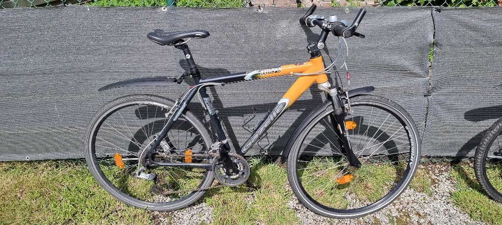 Hybride herenfiets gazelle, Fietsen en Brommers, Ophalen, Gebruikt, Meer dan 20 versnellingen, Gazelle