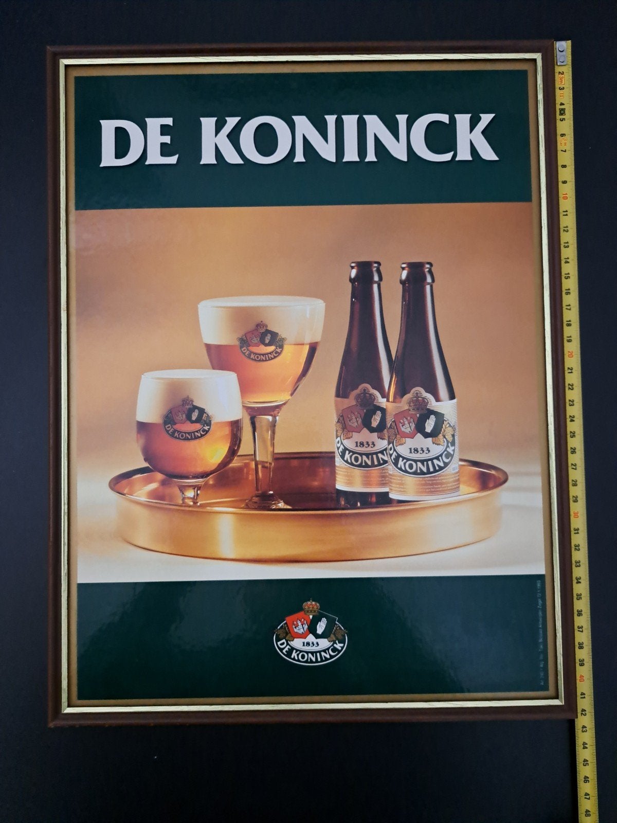 Publicité pour la bière De Koninck, Enlèvement ou Envoi, Comme neuf, Panneau publicitaire