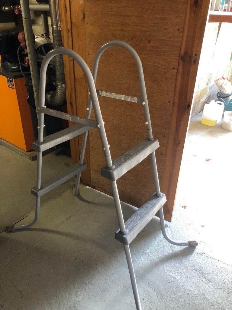 zwembadladder, Tuin en Terras, Zwembad-toebehoren, Ophalen, Gebruikt, Ladder