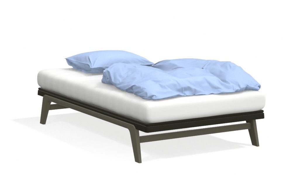 auping minimalistisch bed, Huis en Inrichting, Slaapkamer | Bedden, Ophalen, Gebruikt