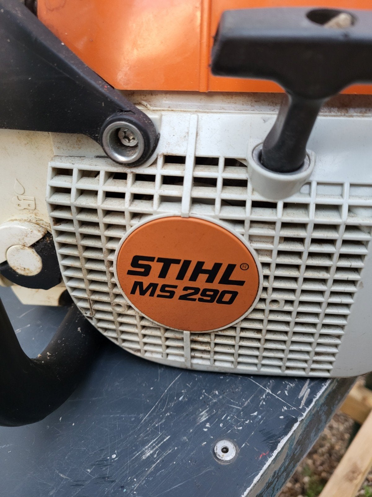 Stihl ms 290 kettingzaag, Ophalen