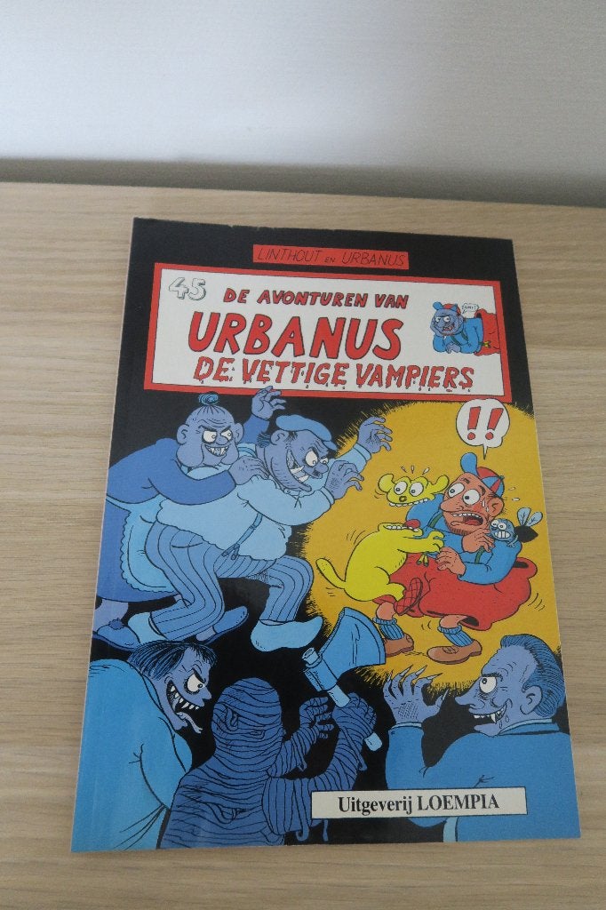 Urbanus- de vettige vampiers, Gelezen, Linthout en Urbanus, Eén stripboek, Ophalen of Verzenden