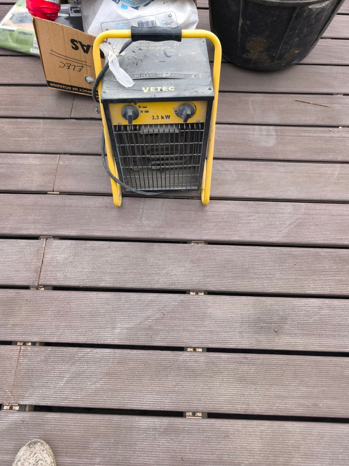 chauffage chantier, Bricolage & Construction, Boîtes à outils, Enlèvement