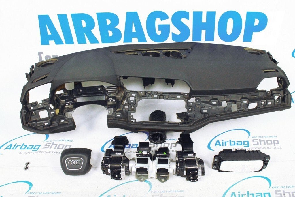 Airbag set Dashboard 4 spaak speaker Audi Q3 F3 2019-heden, Gebruikt, Ophalen of Verzenden