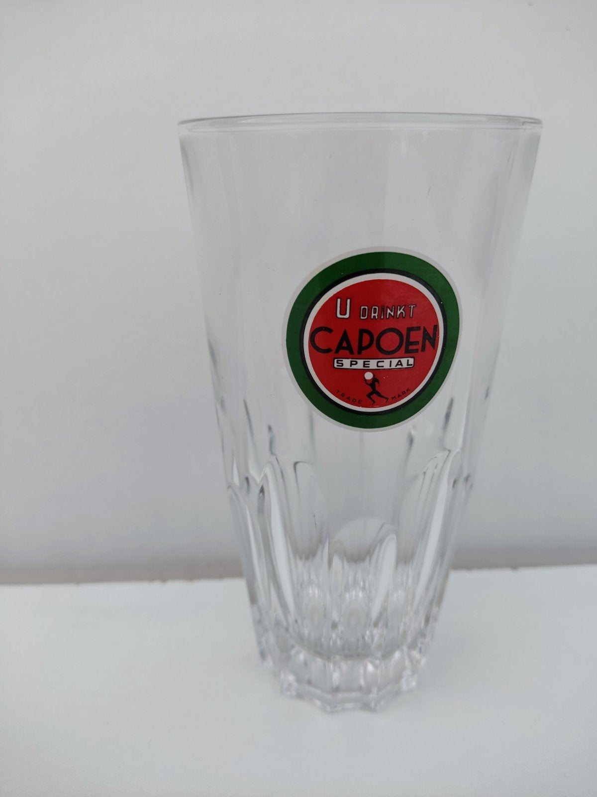 Oud bierglas Capoen Special (Brouwerij Capoen), Ophalen, Zo goed als nieuw, Glas of Glazen, Overige merken