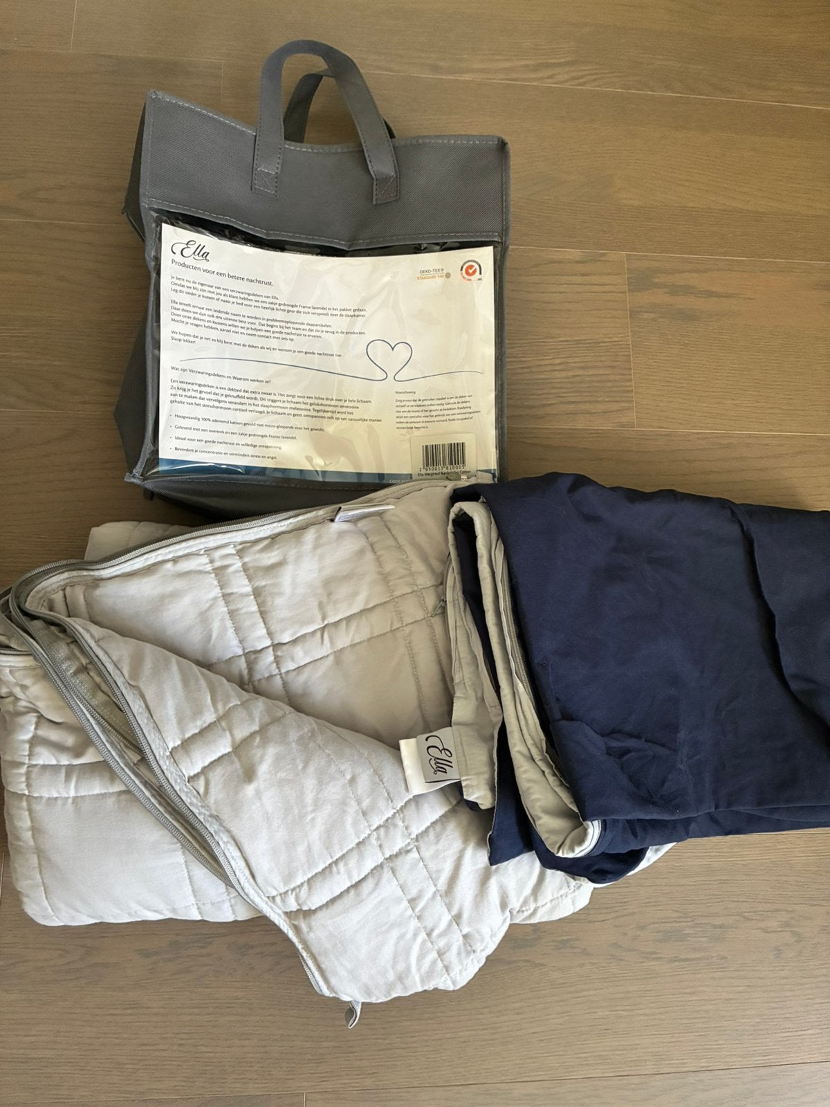 Verzwaringsdeken Ella 5kg, Ophalen, Zo goed als nieuw, Blauw