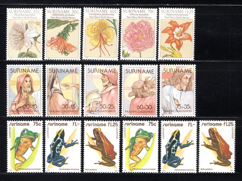 SURINAME Lot 1981 MNH, Postzegels en Munten, Postzegels | Suriname, Verzenden, Postfris