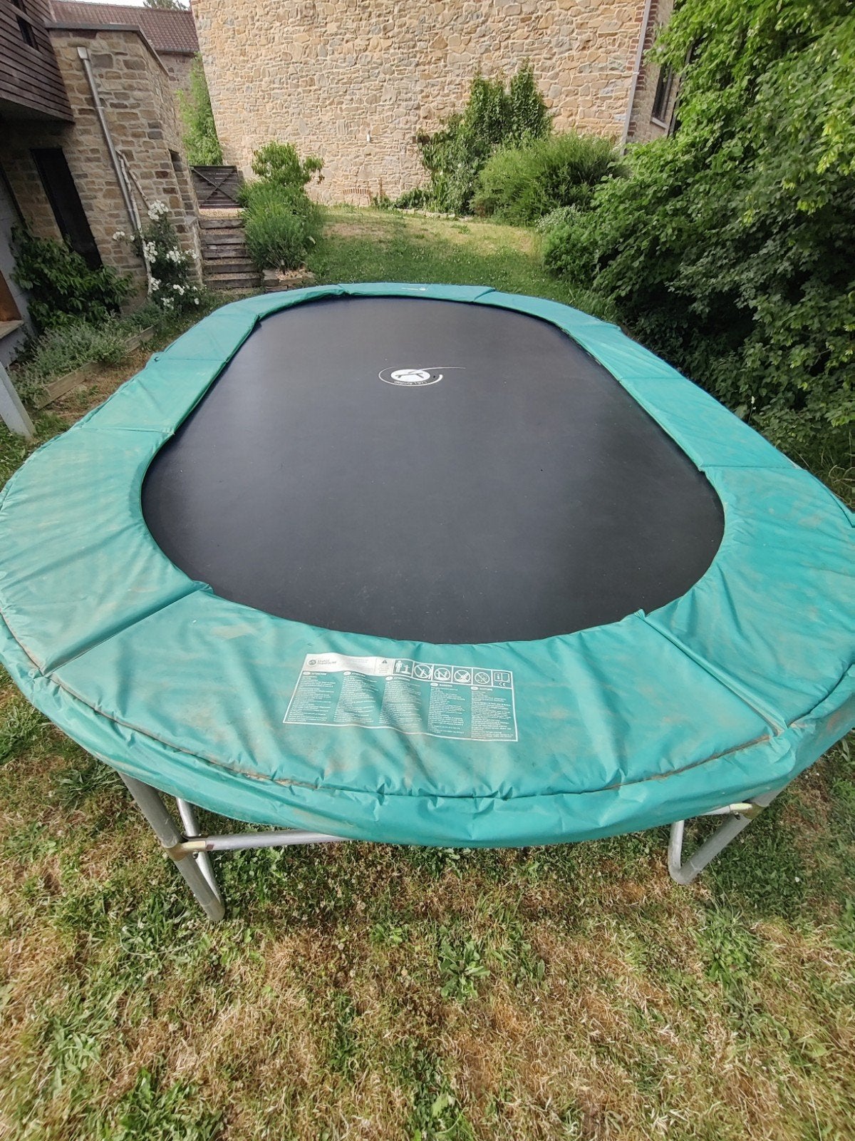 Trampoline ovale professionnel, Enlèvement, Utilisé