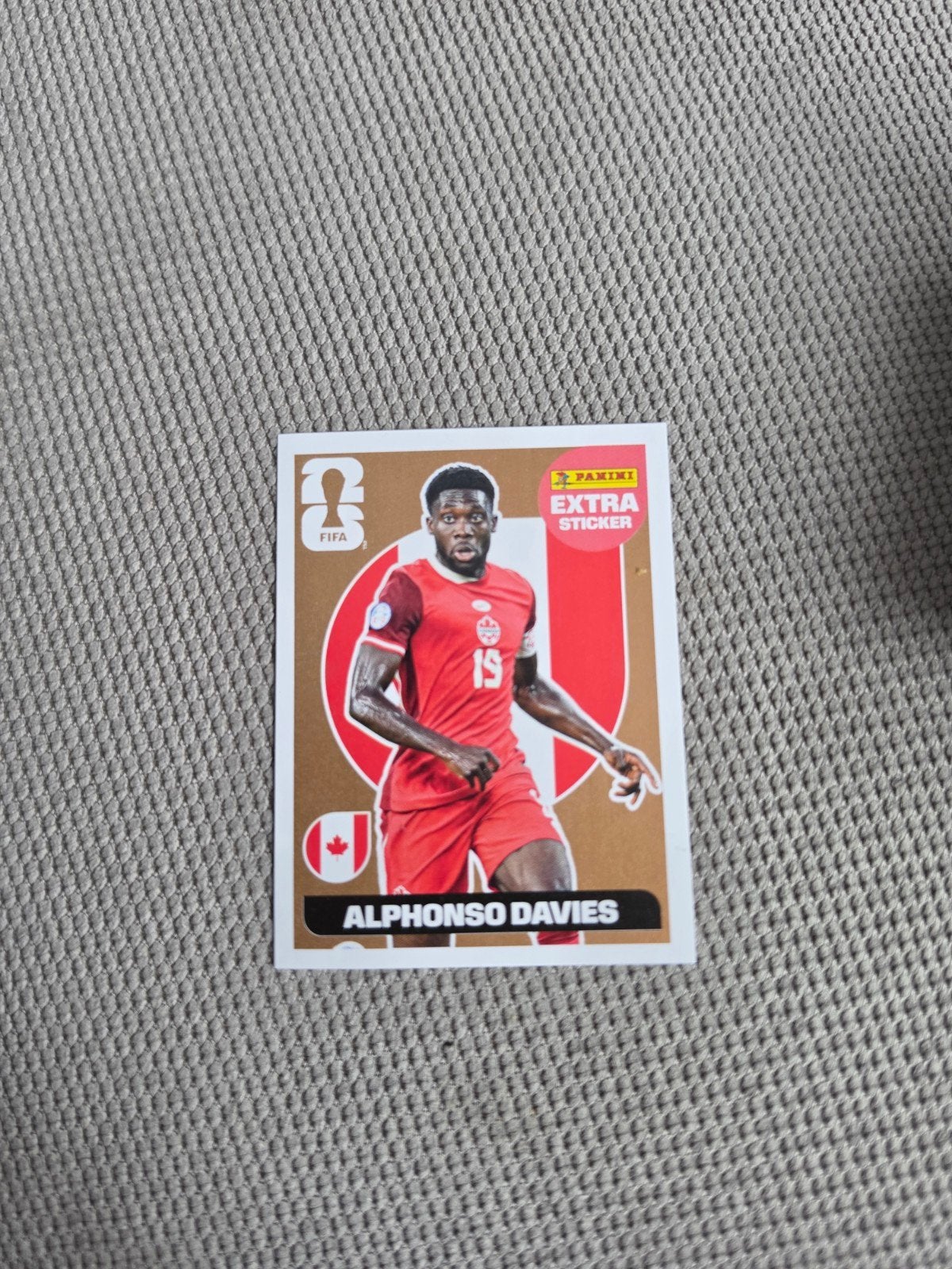 Extra Stickers Alphonso Davies, Enlèvement ou Envoi, Neuf, Autocollant