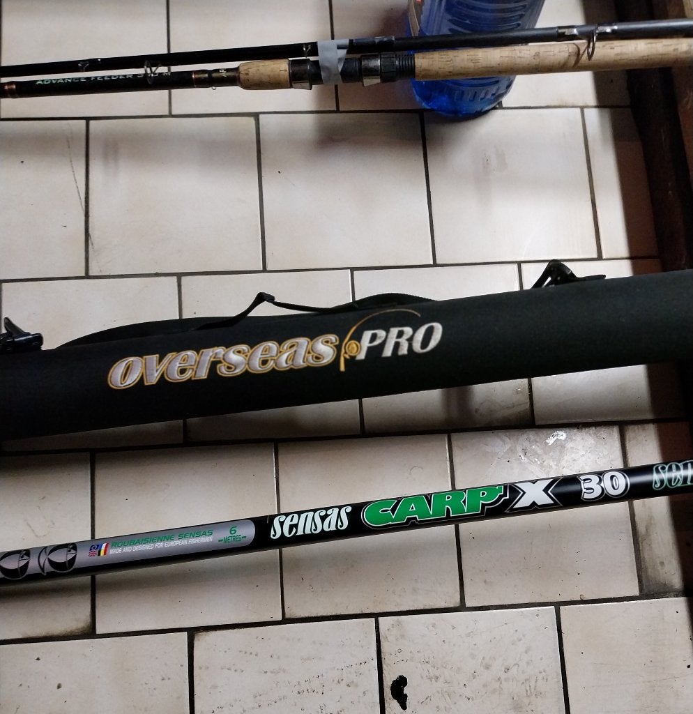 vis ge crif fix2 met verschillen de feeders en lance, Watersport en Boten, Ophalen of Verzenden, Zo goed als nieuw, Werphengel
