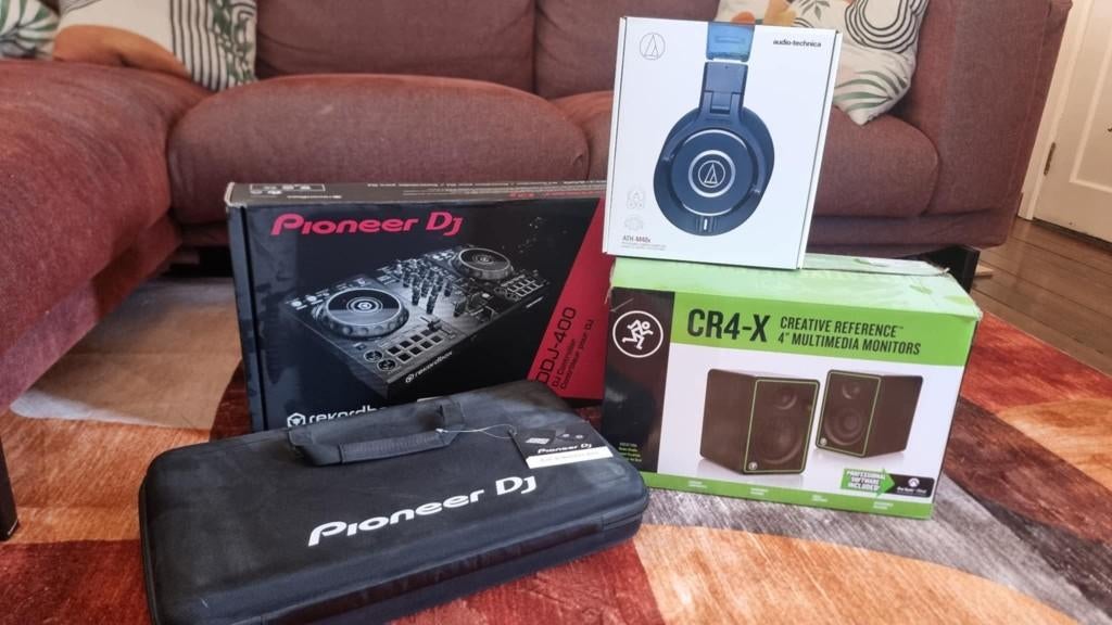 DJ DDJ-400 + boxen + headset + hoes, Musique & Instruments, Enlèvement, Neuf, DJ-Set, Pioneer