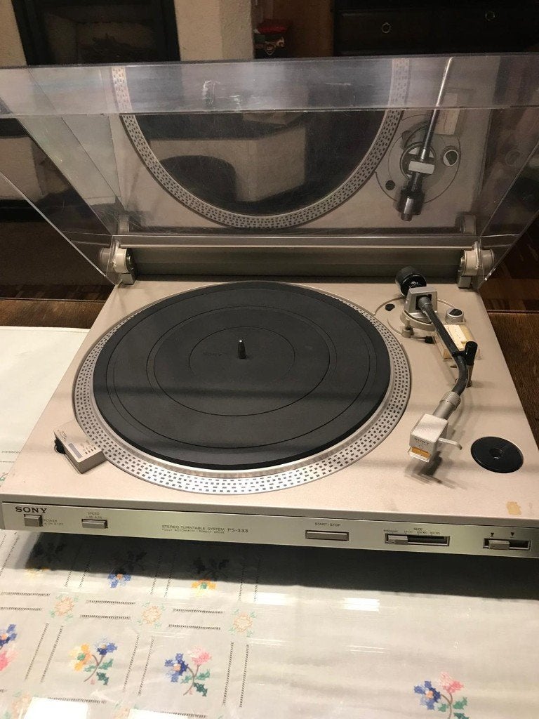 Tourne-disque Sony PS-333 Direct Drive., TV, Hi-fi & Vidéo, Tourne-disques, Utilisé, Tourne-disque, Sony, Réglage pitch, Enlèvement