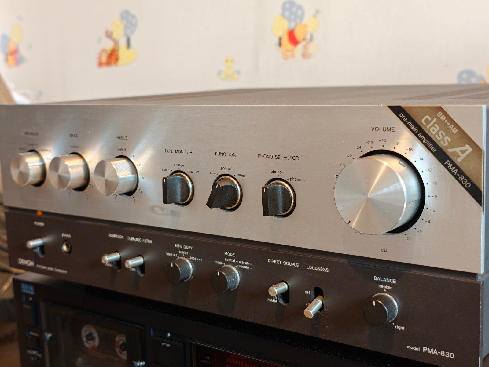 Denon pma 830 class A, Ophalen