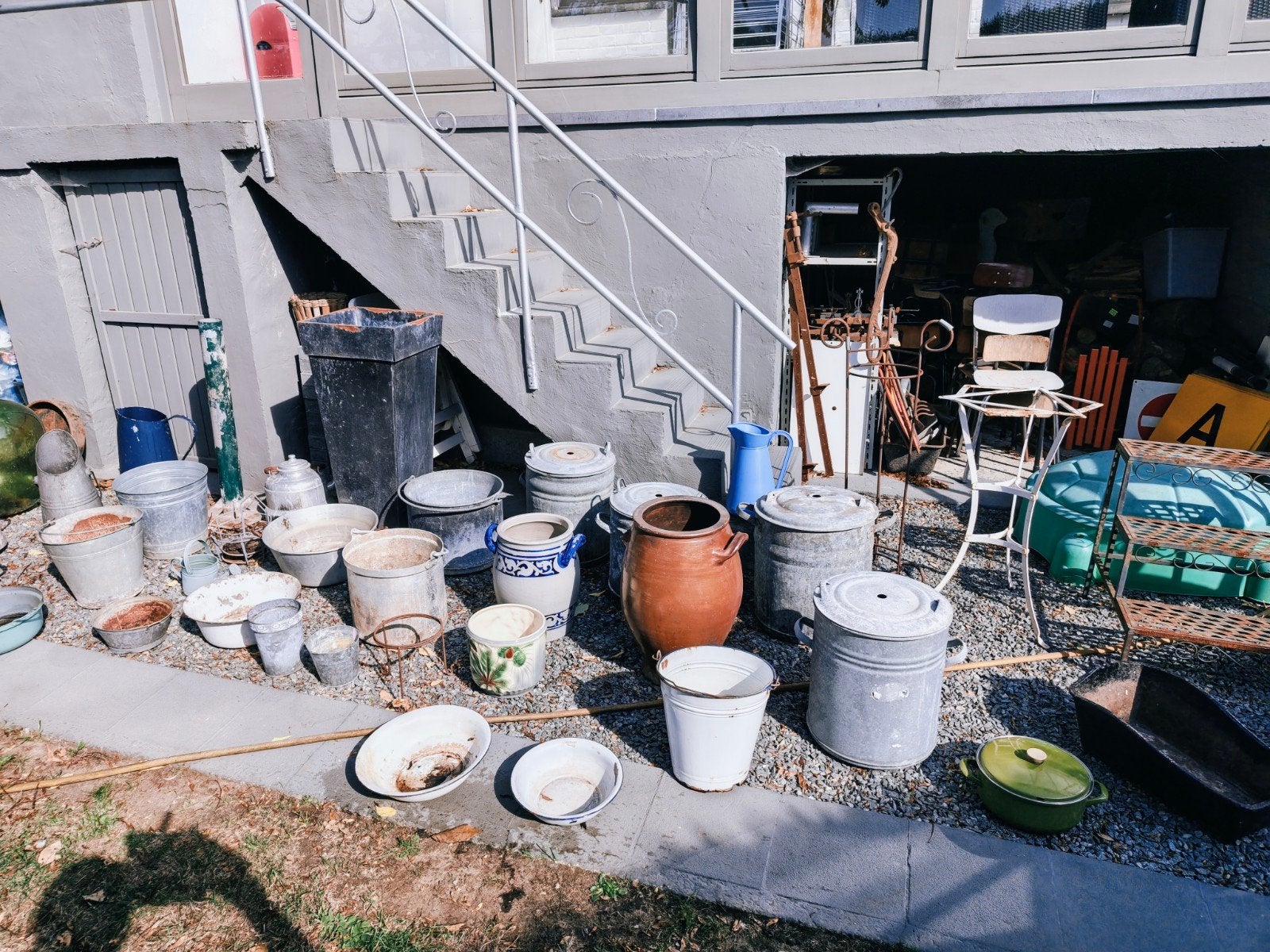 grand lot de décorations de jardin rétro/vintage variées, Enlèvement ou Envoi
