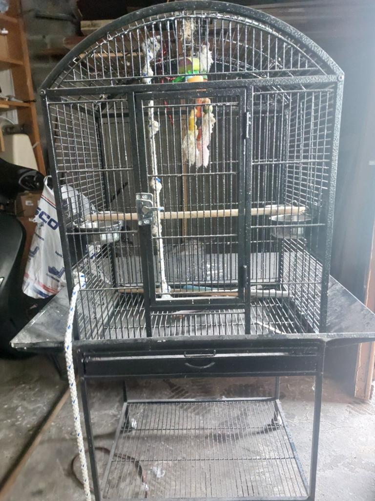 Vogel kooi, Enlèvement ou Envoi, Comme neuf, Métal, Cage à oiseaux