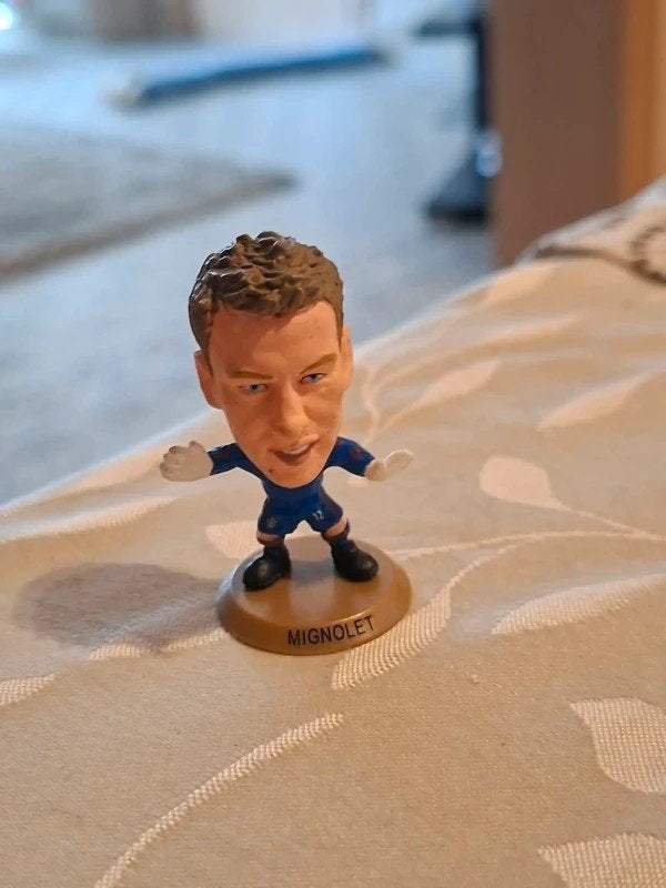 SoccerStarz voetbalpoppetje : Simon Mignolet / Rode Duivels, Ophalen of Verzenden, Zo goed als nieuw, Beeldje of Poppetje