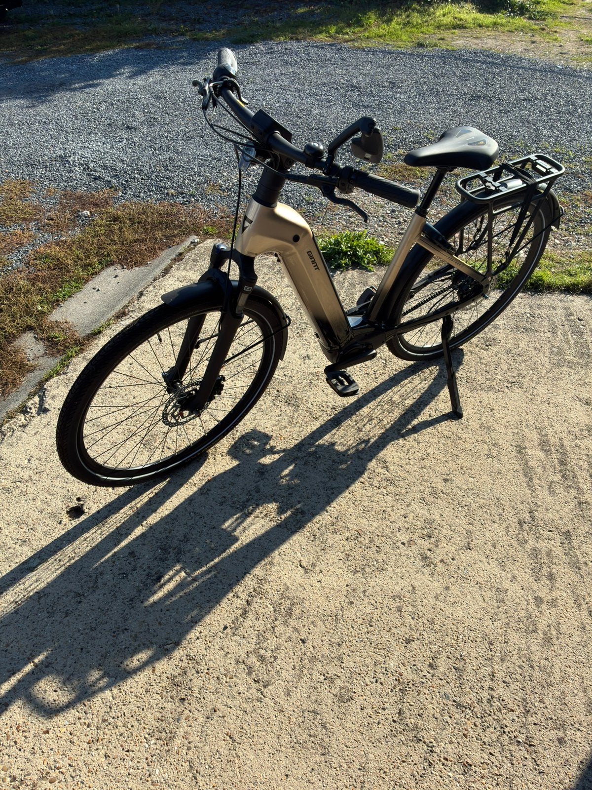 Elektrische damesfiets, Fietsen en Brommers, Ophalen, Zo goed als nieuw, Giant