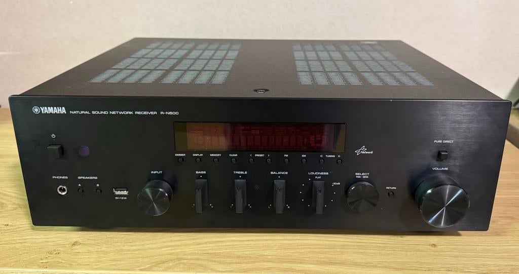 Yamaha RN-500 netwerk stereo versterker, Audio, Tv en Foto, Versterkers en Ontvangers, Ophalen, Zo goed als nieuw, Stereo, Yamaha