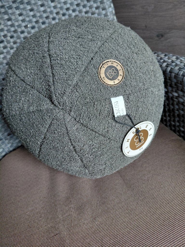 Nieuw Decoratie kussen Coco maison, Huis en Inrichting, Woonaccessoires | Kussens, Nieuw, Sierkussen, Grijs, Rond, Inclusief binnenkussen