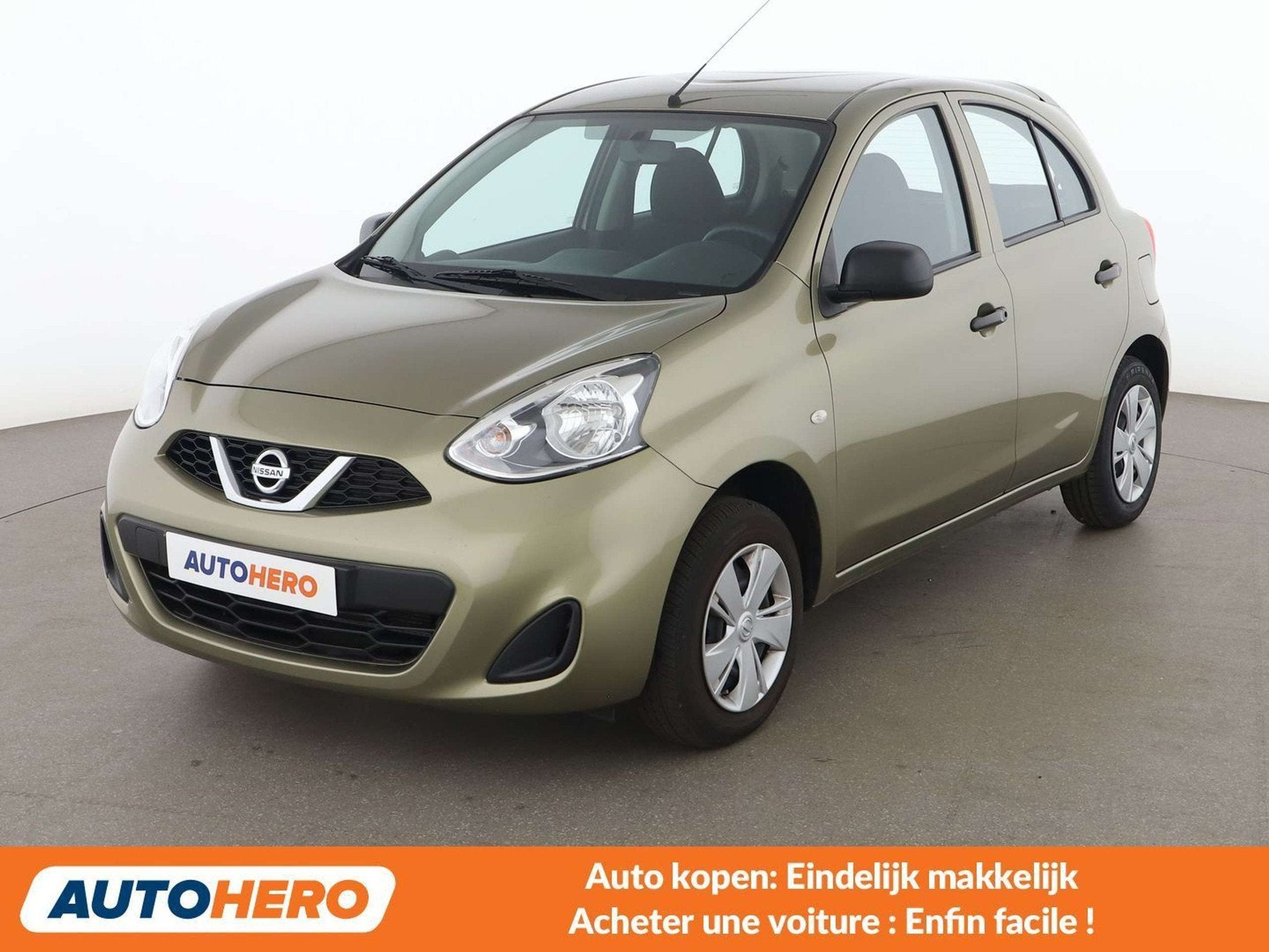Nissan Micra 1.2 Acenta (bj 2016), Auto's, Stof, Gebruikt, Zwart, 1054 kg