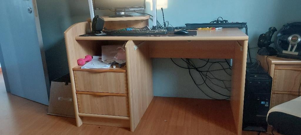 Bureau, Maison & Meubles, Bureaux, Avec tiroirs, Bureau d'ordinateur, Comme neuf, Enlèvement