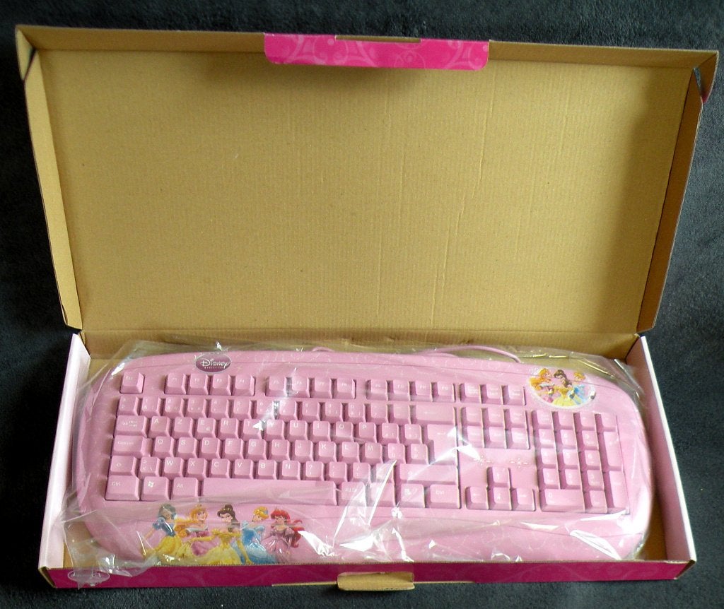 Clavier filaire pour PC - Princesse - Disney Pixar (NEUF), Neuf, Disney, Enlèvement ou Envoi, Azerty