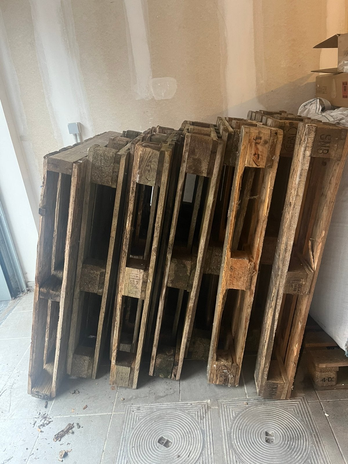 10 palettes à donner, Enlèvement, Utilisé, Moins de 200 cm, Palette