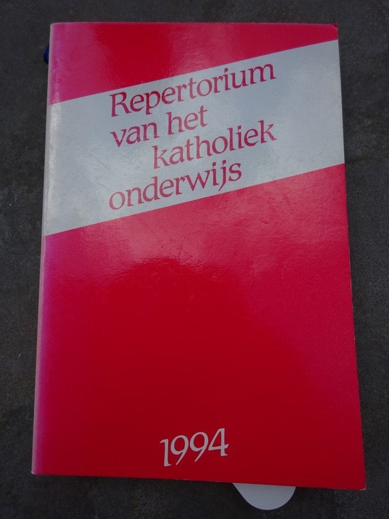 Repertorium van het katholiek onderwijs - 1994, Boeken, Ophalen of Verzenden
