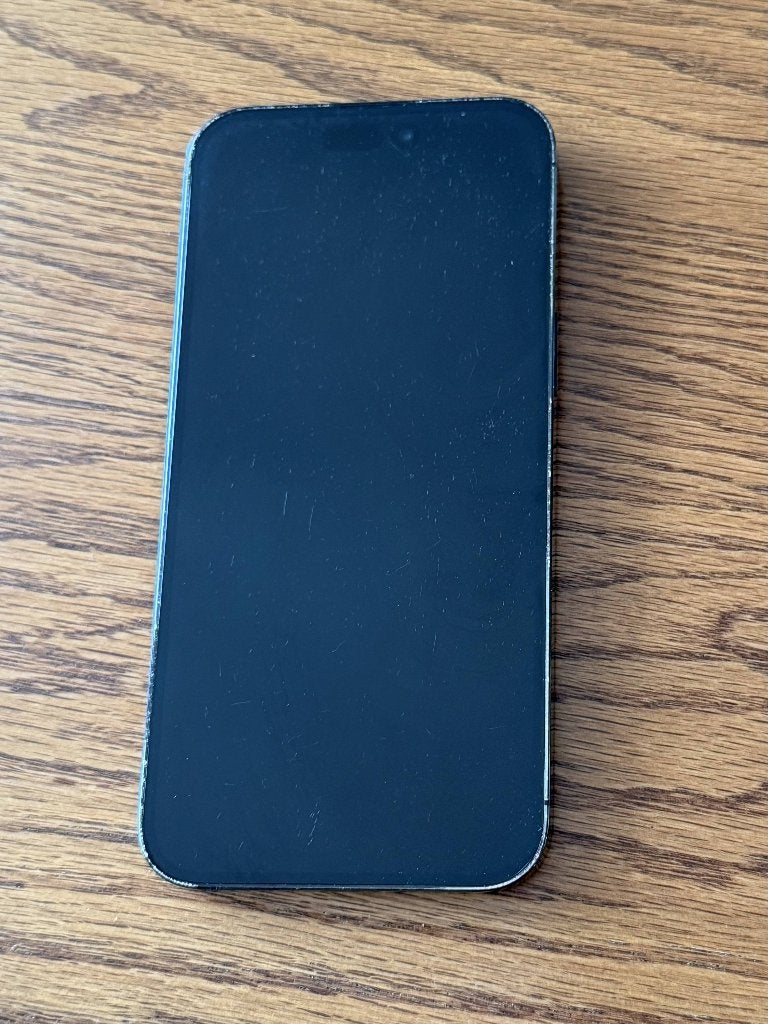 iPhone 14 Pro Max 128 Go - Noir sidéral - bon état + étui, Télécoms, 128 GB, Enlèvement ou Envoi, Utilisé, Sans simlock
