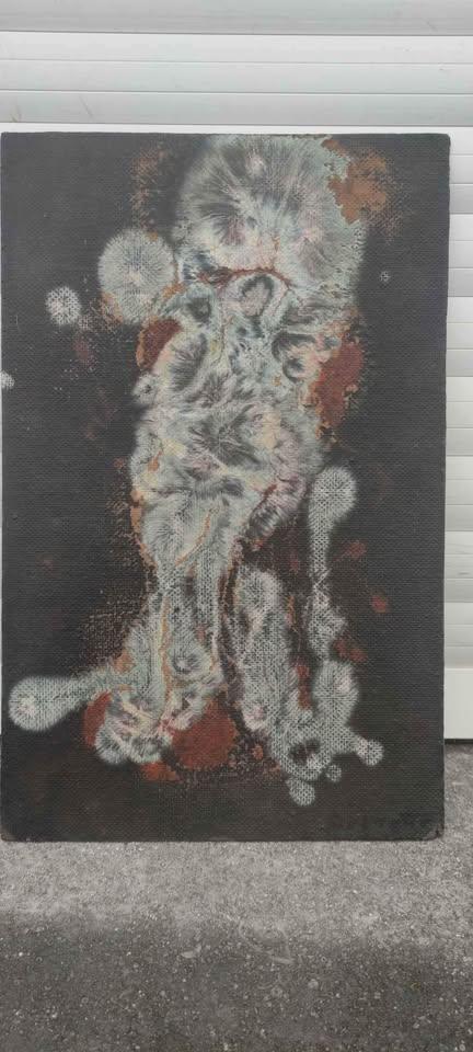 Huile sur panneau de Marcel delmotte, Antiquités & Art, Enlèvement ou Envoi