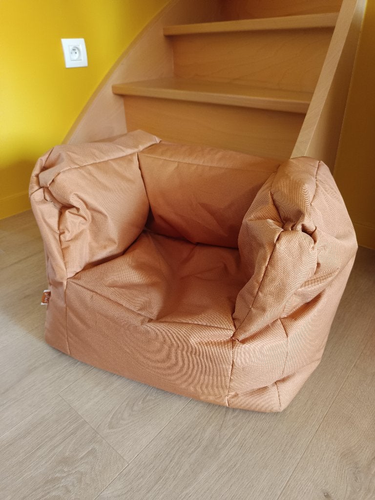 Jollein kinderfauteuil, Ophalen, Bruin, Jollein, Zo goed als nieuw