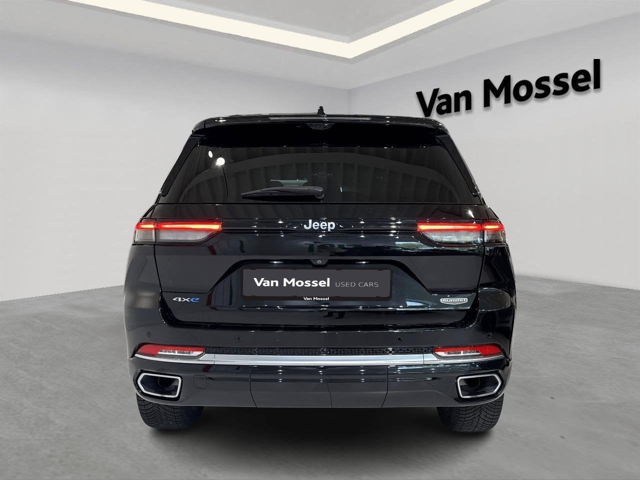 Jeep Grand Cherokee 2.0 4xe 380 PHEV 4WD Summit Reserve, Auto's, Automaat, Stof, Gebruikt, Zwart