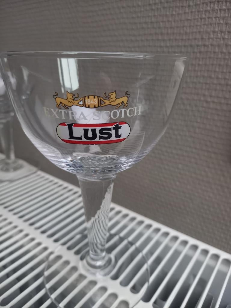 Extra scoth. Brouwerij Lust, Verzamelen, Ophalen of Verzenden, Nieuw, Glas of Glazen, Overige merken