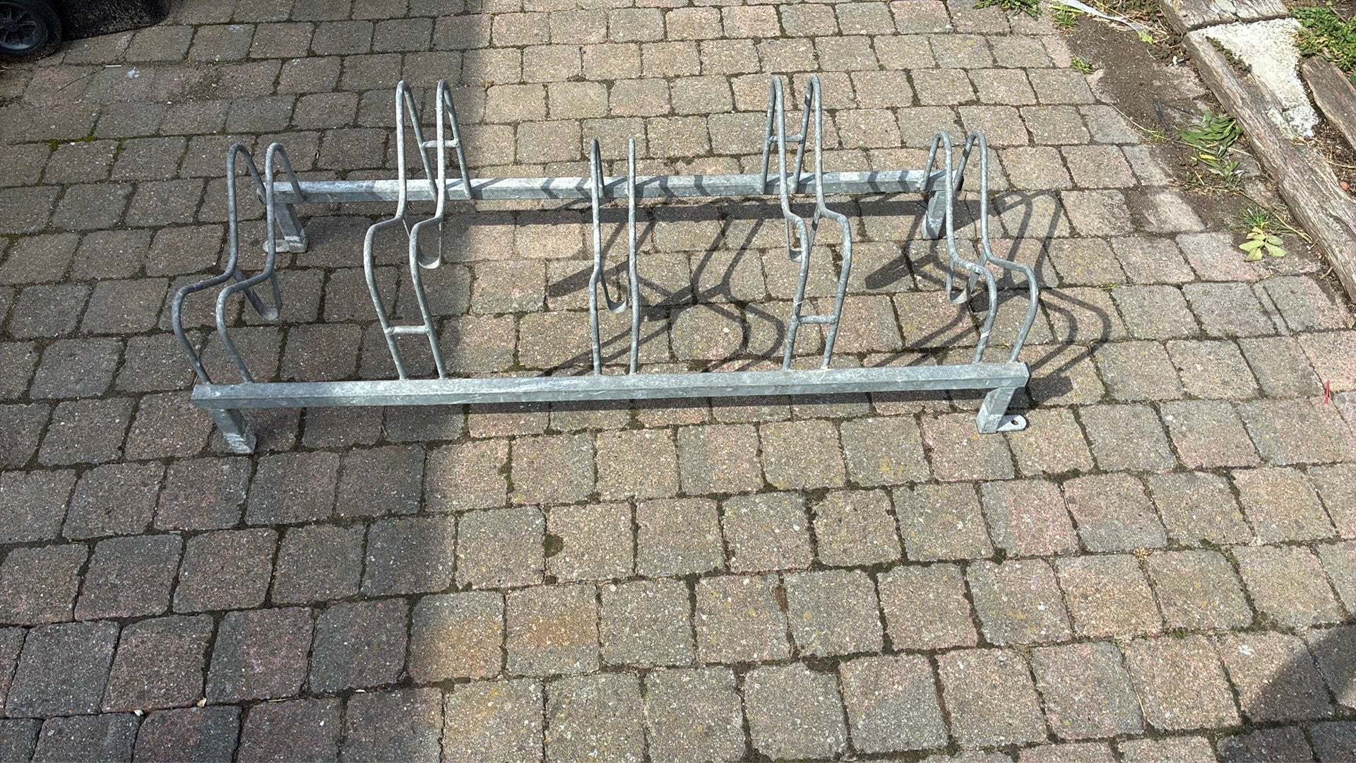 Gegalvaniseerd fietsenrek 5 fietsen, Ophalen, Gebruikt